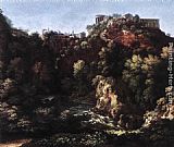 Gaspard Dughet View of Tivoli painting